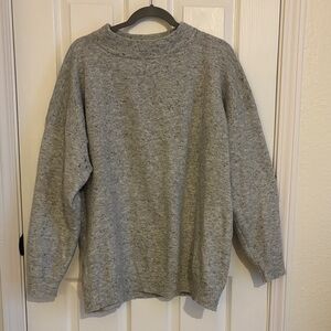 a new day Men's Heather Gray Crewneck Sweater
